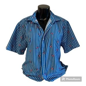 RARE | VINTAGE | Randy River | Button Down Short Sleeve Shirt | Men’s Large